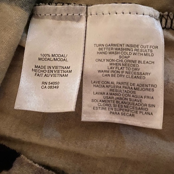 Rachel Roy Gingko Leaf Print Tank Top - Picture 11 of 11